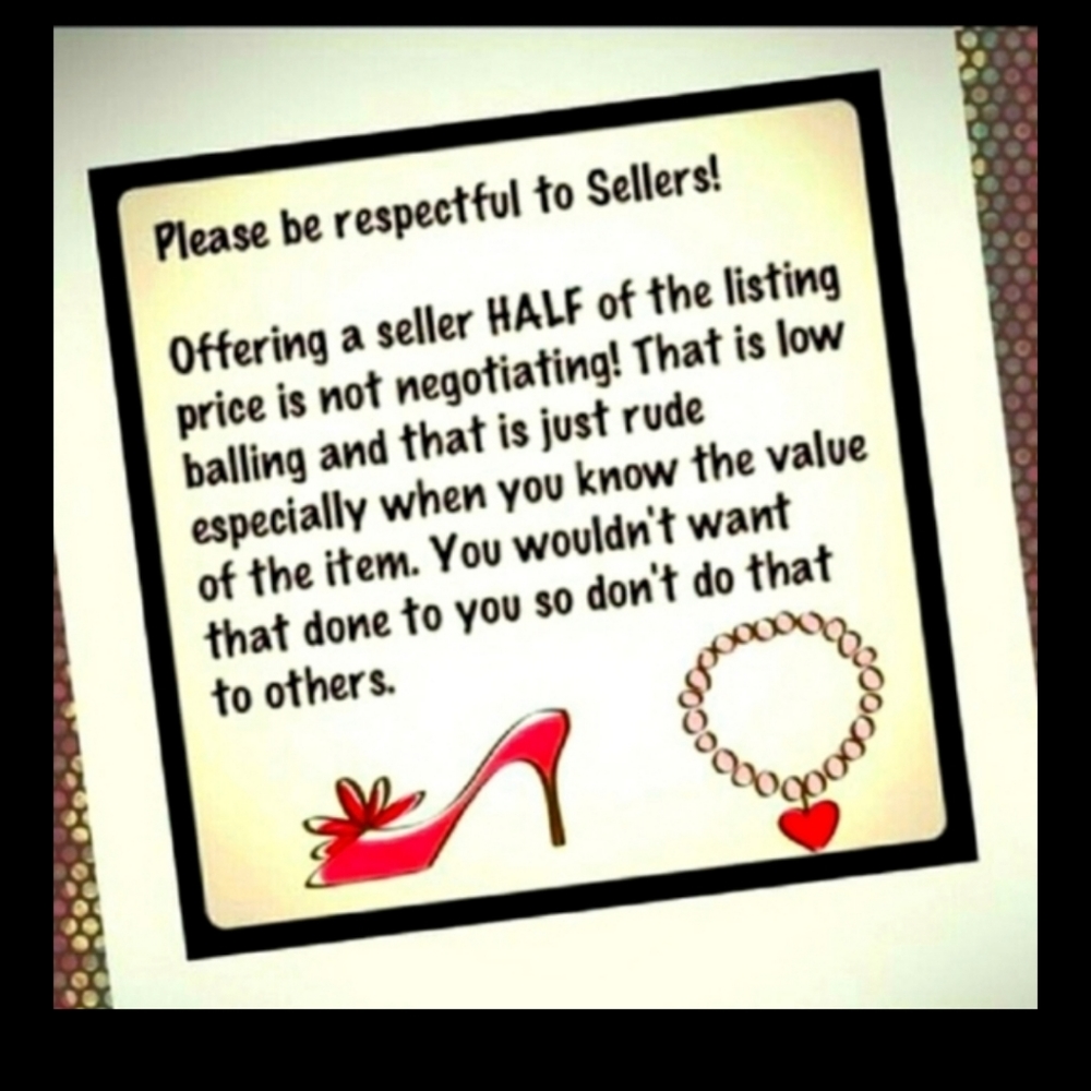 Reasonable offers accepted